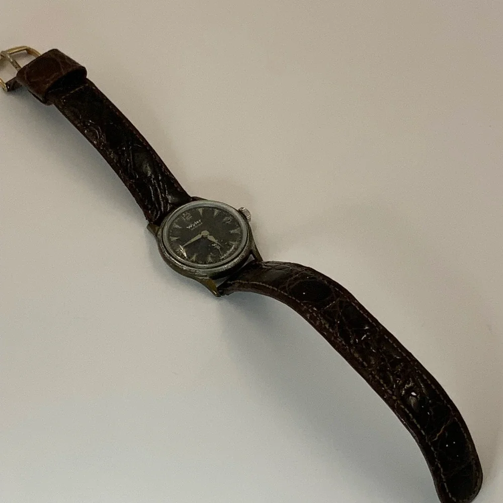 Vintage Wyler Incaflex Watch Sunburst Dial Manual Wind Parts Repair 1023H 2603